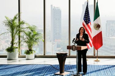 La vice-présidente américaine Kamala Harris s&#039;est rendue en visite au Mexique.