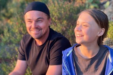 Leonardo DiCaprio et Greta Thunberg.