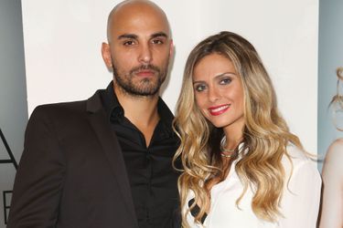 Clara Morgane avec son époux Jérémy Olivier en 2013. 