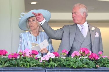 La duchesse de Cornouailles Camilla et le prince Charles au Royal Ascot, le 15 juin 2021
