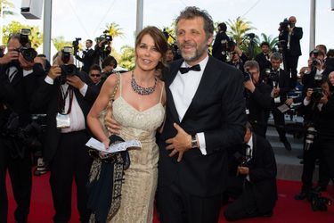 Muriel Cousin et Stéphane Guillon au festival de Cannes en 2012. 