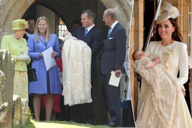 Baptême de Savannah Phillips le 23 avril 2011 et du prince George de Cambridge le 23 octobre 2013