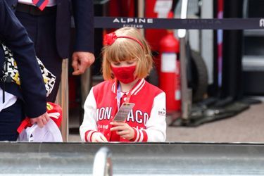 La princesse Gabriella de Monaco à Monaco, le 22 mai 2021