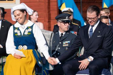 La princesse Victoria de Suède avec le prince Daniel à Skansen, le 6 juin 2021