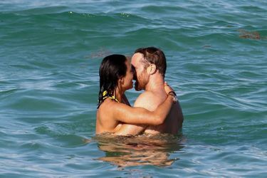 David Guetta et Jessica Ledon à Miami le 26 mai 2021
