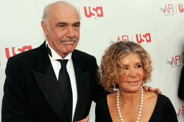 Sean Connery et sa femme en 2006.