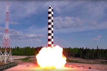 Test d'un nouveau missile balistique intercontinental russe, en juillet 2018. (Photo d'illustration)