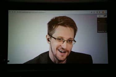 Edward Snowden en octobre 2018.