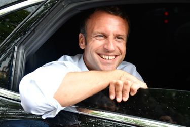 Emmanuel Macron à Bormes-les-Mimosas.