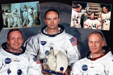 Les missions Apollo 11, 12 et 16...