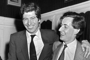 Patrick Balkany et Nicolas Sarkozy en 1983.
