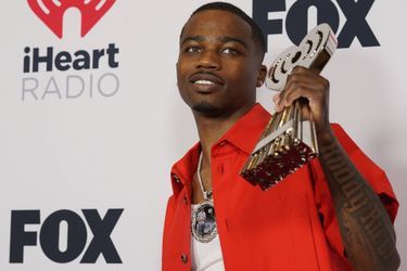 Roddy Ricch aux iHeartRadio Music Awards à Los Angeles le 27 mai 2021