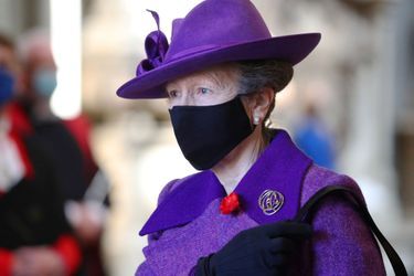La princesse Anne à Londres, le 25 avril 2021