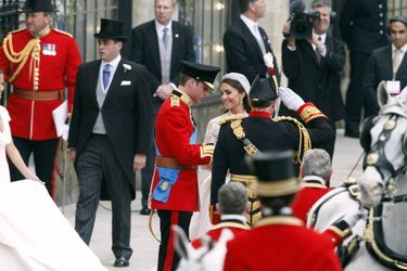 Kate Middleton et le prince William le jour de leur mariage à Londres le 29 avril 2011