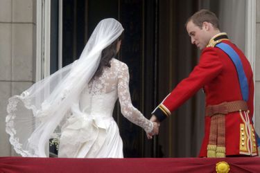 Kate Middleton et le prince William le jour de leur mariage à Londres le 29 avril 2011
