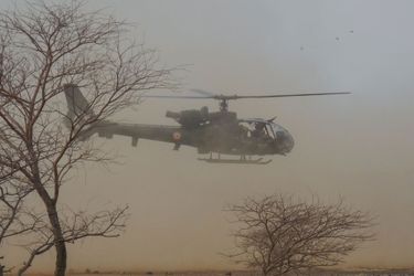 Un hélicoptère Gazelle, photographié en mars 2019 au Mali (image d&#039;illustration). 