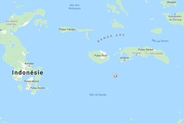 Le séisme s&#039;est produit à une profondeur de 208 kilomètres en mer de Banda, au sud de l&#039;archipel des Moluques.
