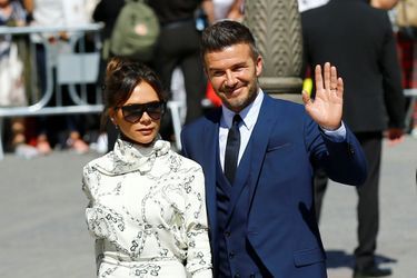 Victoria et David Beckham à Séville, le 15 juin 2019