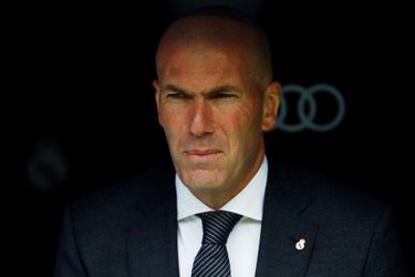 Zinedine Zidane, à Madrid lors d&#039;un match en avril 2019. 