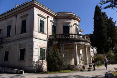 La villa «Mon Repos» à Corfou, où est né le prince Philip. Ici, le 10 avril 2021