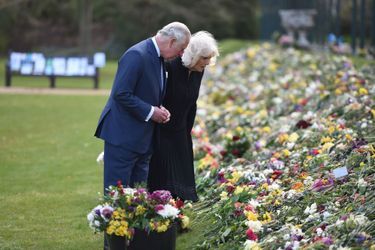 Le prince Charles et la duchesse de Cornouailles Camilla à Londres, le 15 avril 2021