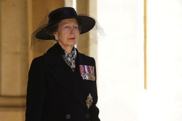 La princesse Anne à Windsor, le 17 avril 2021