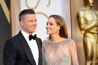 Angelina Jolie et Brad Pitt (ici en 2014 aux Oscars)