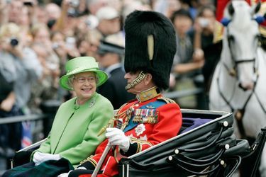 La reine Elizabeth II et le prince Philip à Londres, le 16 juin 2007