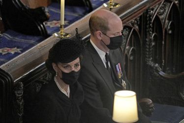 Kate et William aux funérailles du prince Philip à Windsor le 17 avril 2021