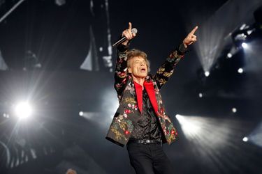 Mick Jagger en concert en 2017