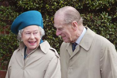 La reine Elizabeth II et le prince Philip à Sandown, le 7 mars 2003