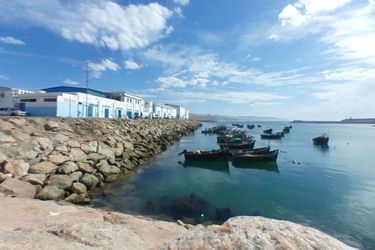 Port de Sidi Ifni, au Maroc.