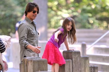 Suri et Tom Cruise à New York en 2010