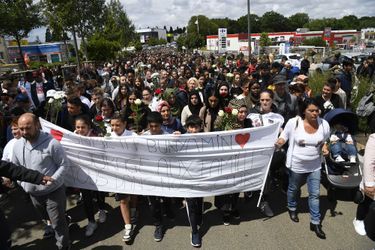 Marche blanche à Lorient, le 13 juin 2019.