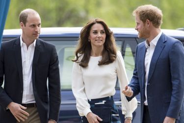 William, Kate et Harry au lancement de leur campagne Heads Together en mai 2016