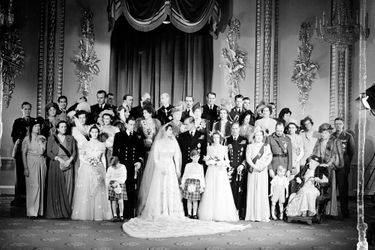 Le mariage de la princesse Elizabeth et du prince Philip, à Londres le 20 novembre 1947