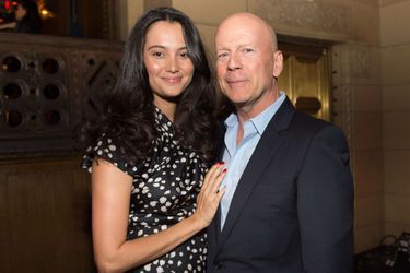 Emma Heming et Bruce Willis lors d'un gala caritatif à New York en septembre 2014