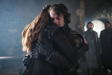 Sansa Stark et Theon Greyjoy. 