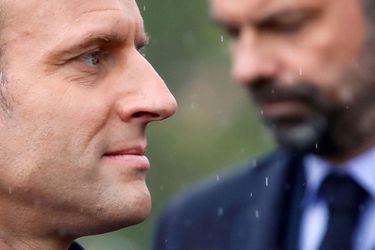 Emmanuel Macron et Edouard Philippe à Paris, le 8 mai.