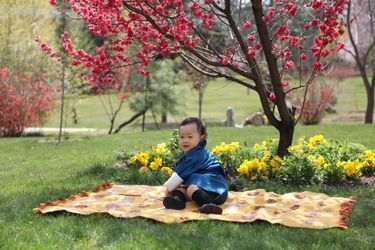 Le prince Jigme Ugyen du Bhoutan. Photo diffusée pour son 1er anniversaire, le 19 mars 2021