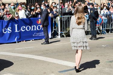 La princesse Leonor d'Espagne à Madrid, le 24 mars 2021