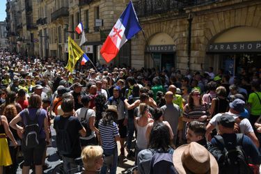 Manifestation de «gilets jaunes» à Bordeaux, le 1er juin 2019.