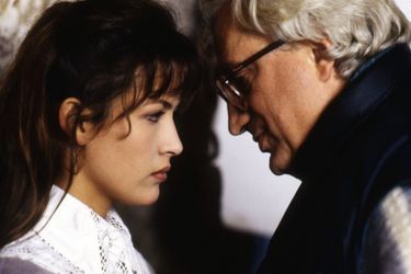 Sophie Marceau et Bertrand Tavernier sur le tournage de "La fille de d'Artagnan" en 1994.