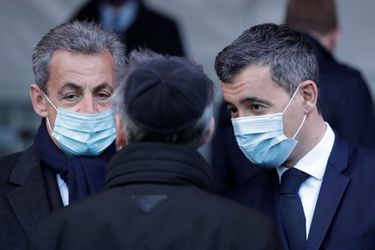 Nicolas Sarkozy et Gérald Darmanin. 