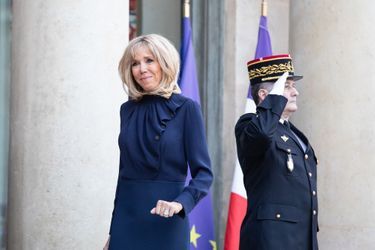Brigitte Macron, le 29 mars à l'Elysée. 
