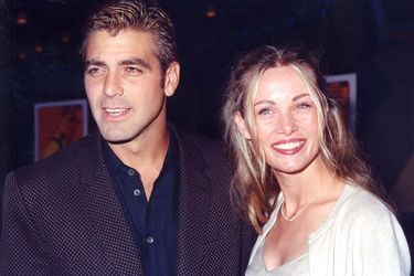 Céline Balitran et George Clooney en 1998. La romance entre la Française et la star de la série «Urgences» a duré trois ans entre 1996 et 1999.