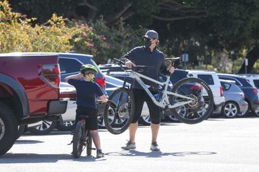 Chris Pratt et son fils Jack à Los Angeles le 21 mars 2021