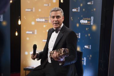 George Clooney recevant le César d&#039;honneur en 2017