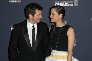Guillaume Canet et Marion Cotillard aux César 2015