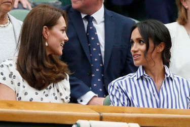 Kate Middleton et Meghan Markle à Wimbledon en juillet 2018